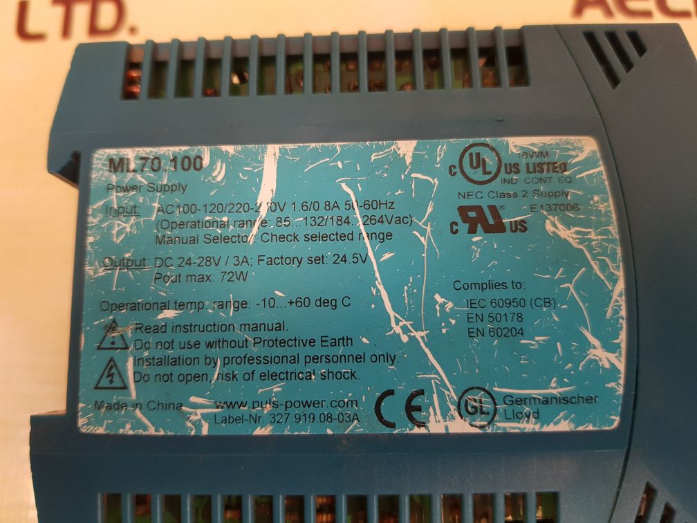 Puls power ml70.100 power supply