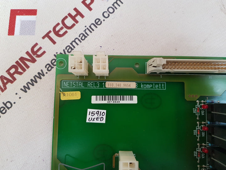 Netstal rel3 1 110.240.9654 board 