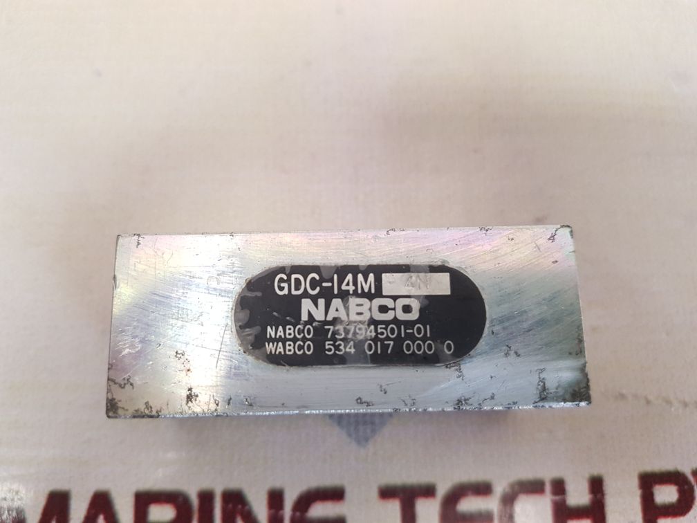 Nabco gdc-14m-4n shuttle valve 73794501-01 