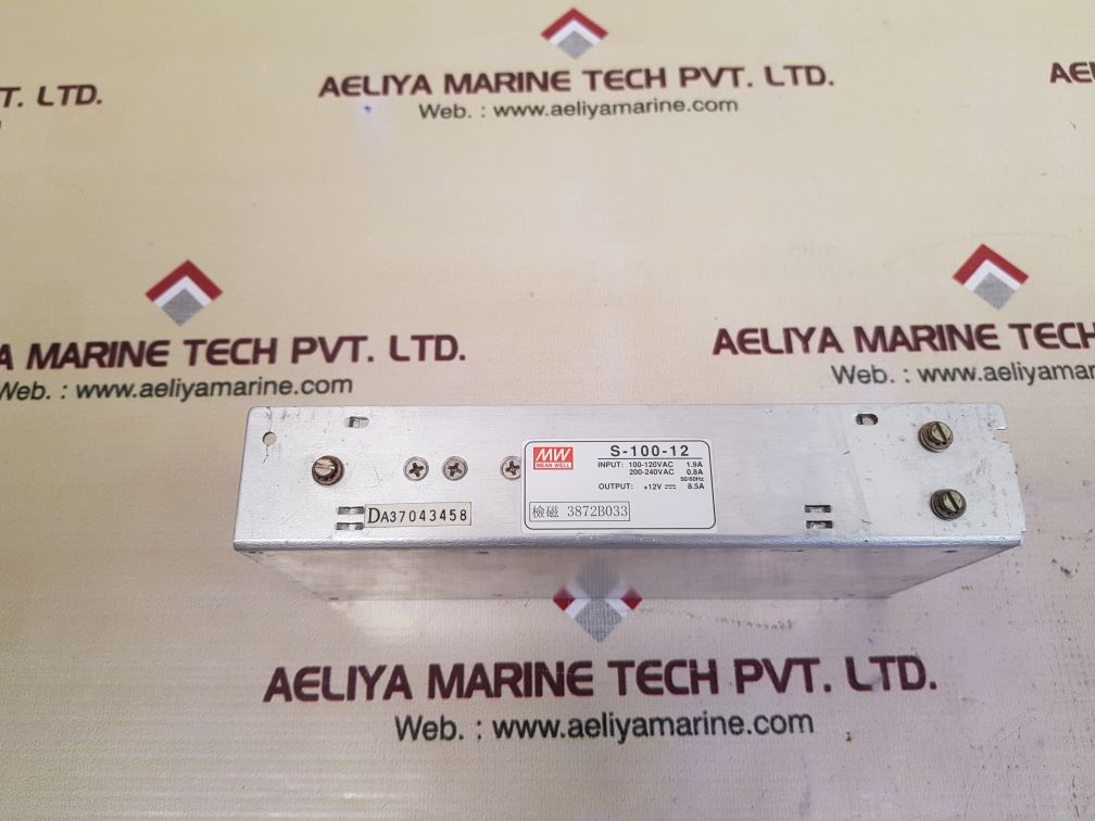 Mean well s-100-12 power supply used