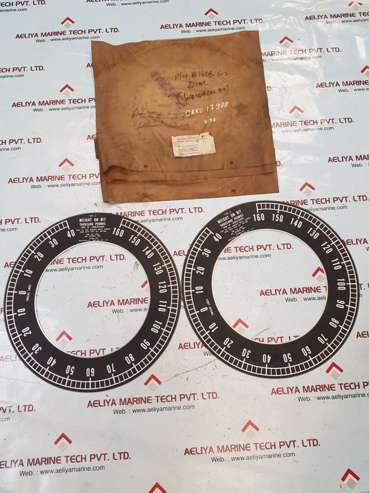 Md totco type e bit wt dial indicator b166b-612