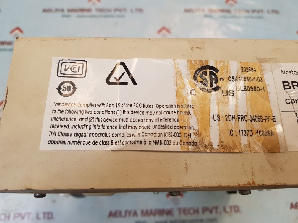 Alcatel-lucent brma 10base-t/100base-tx connecting box 3ba56170acab010842