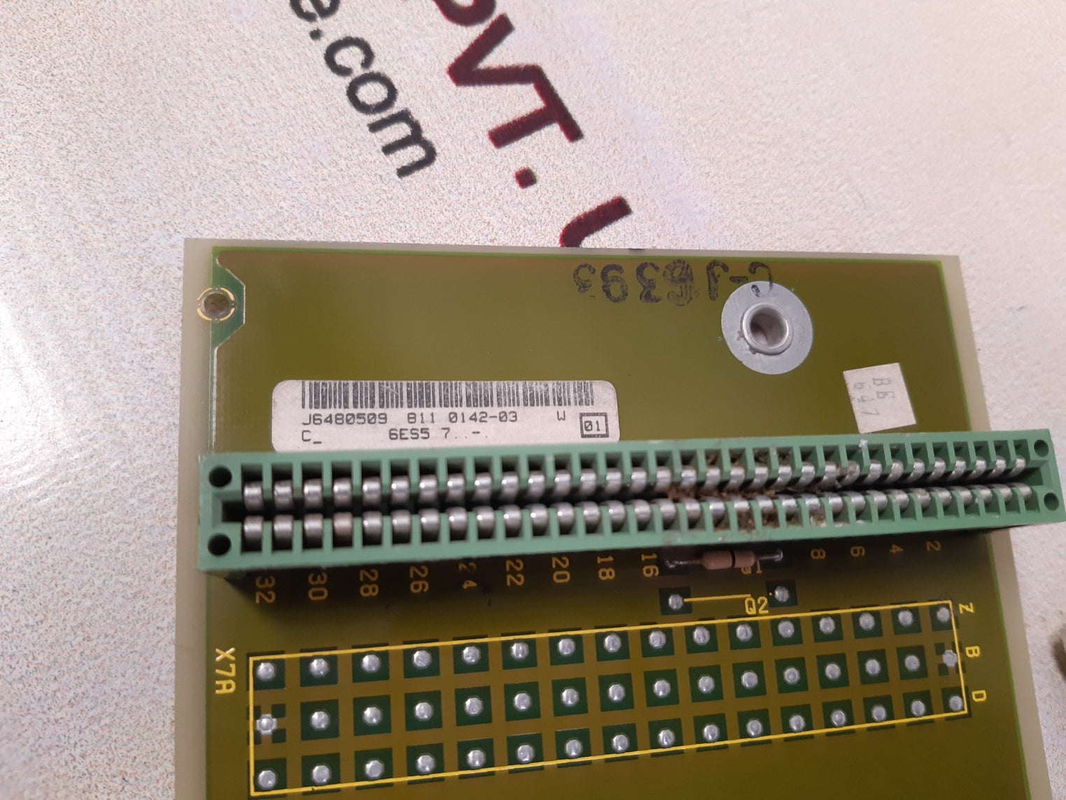 Siemens 811 0258 01 a slot rack ewk-x20