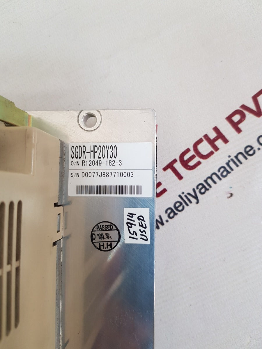 Yaskawa sgdr-hp20y30 robot servopack unit 