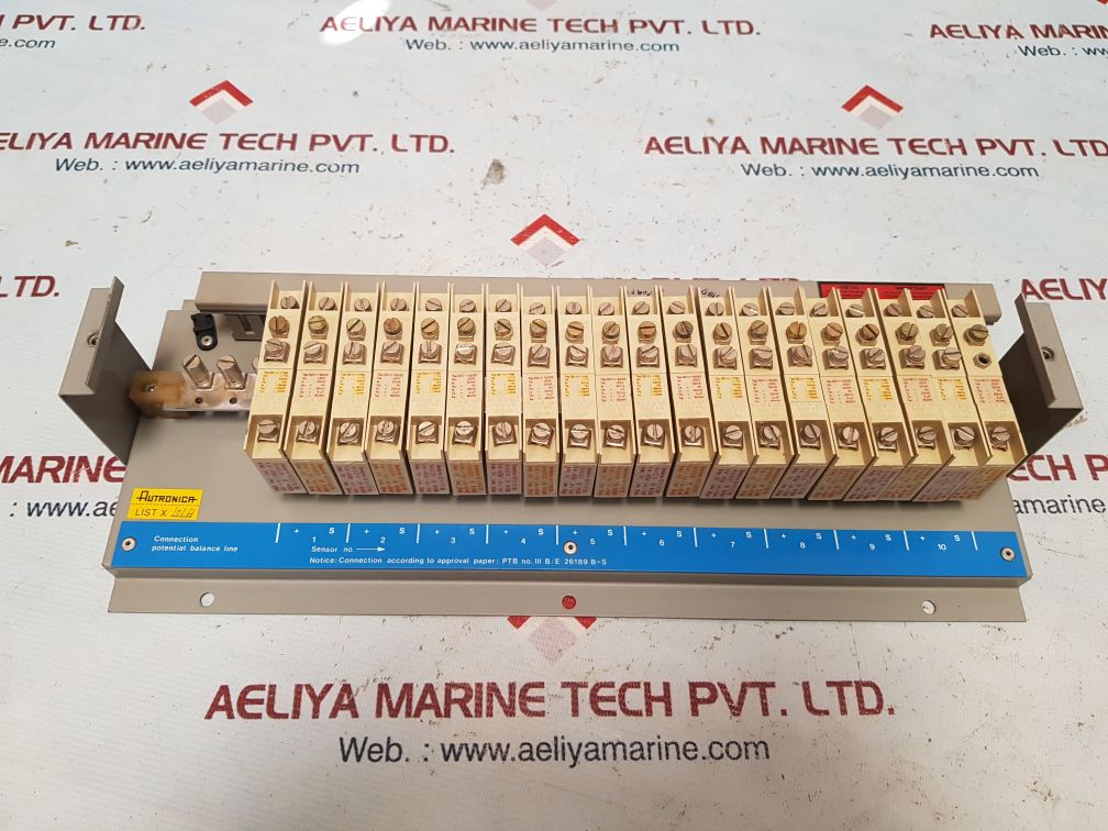 Autronica xcz-001 terminal box with diode safety barriers