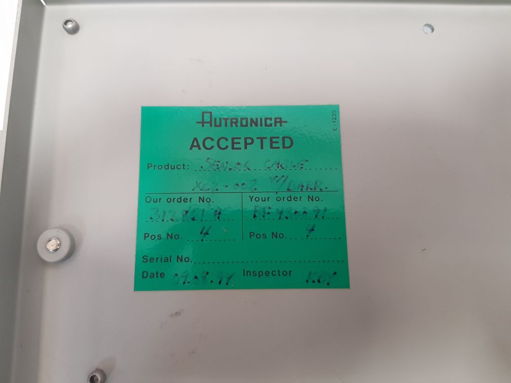 Autronica xcz-002 terminal box with diode safety barriers
