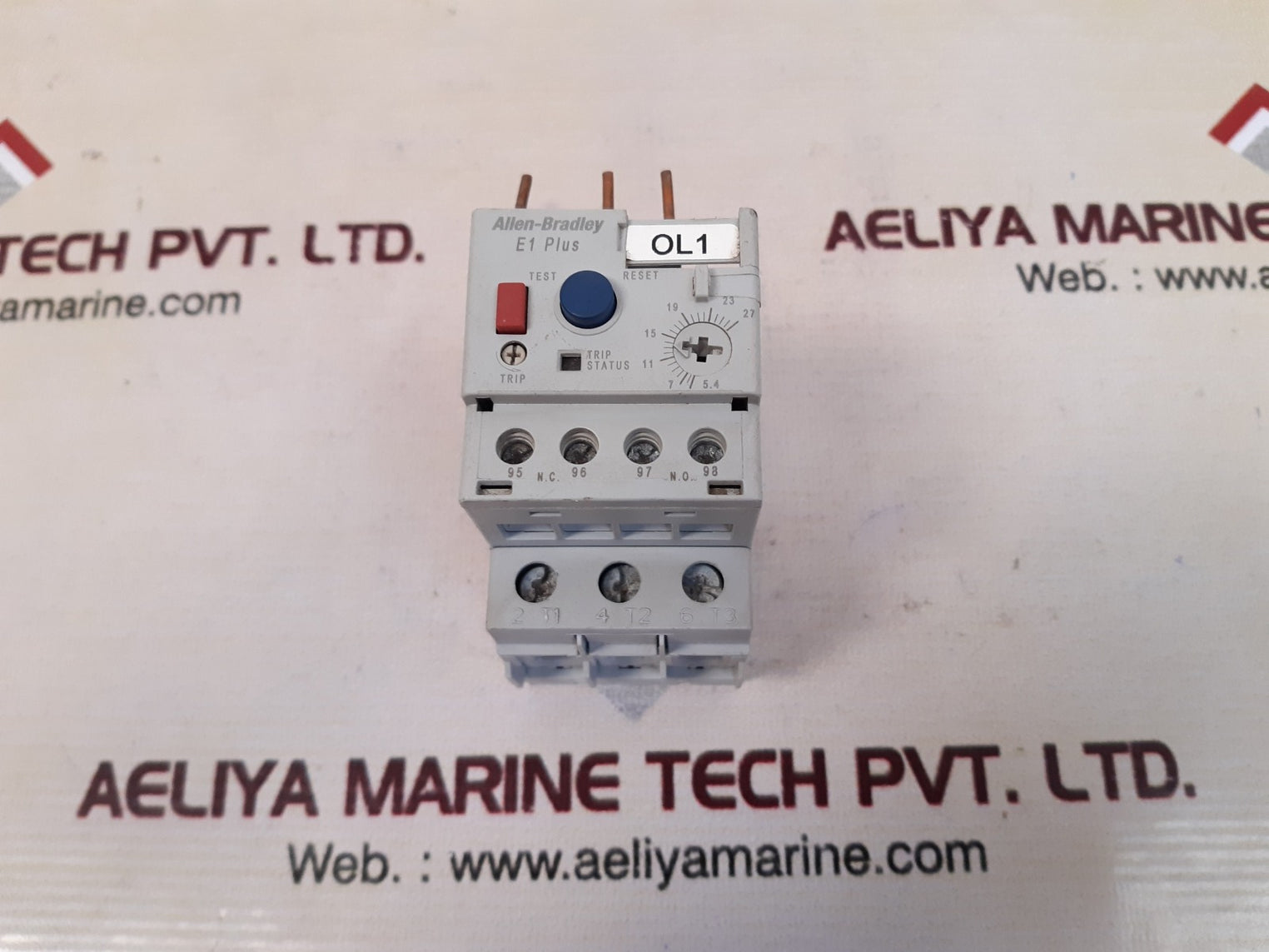 Allen-bradley e1 plus 193-eeeb overload relay ser b