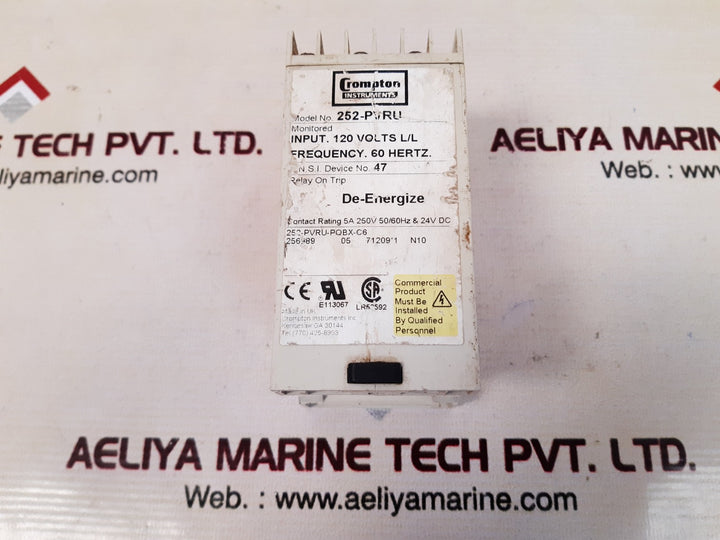 Crompton 252-pvru protection relay