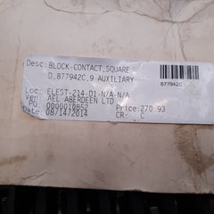 Square d 877942c contact block