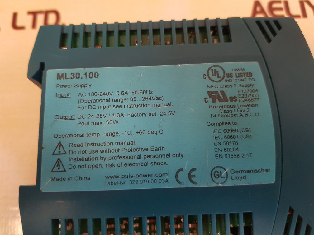 Puls ml30.100 power supply 30w