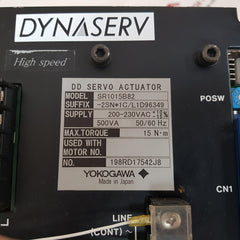Yokogawa dynaserv sr1015b82-2sn*1c/l1d96349 dd servo actuator