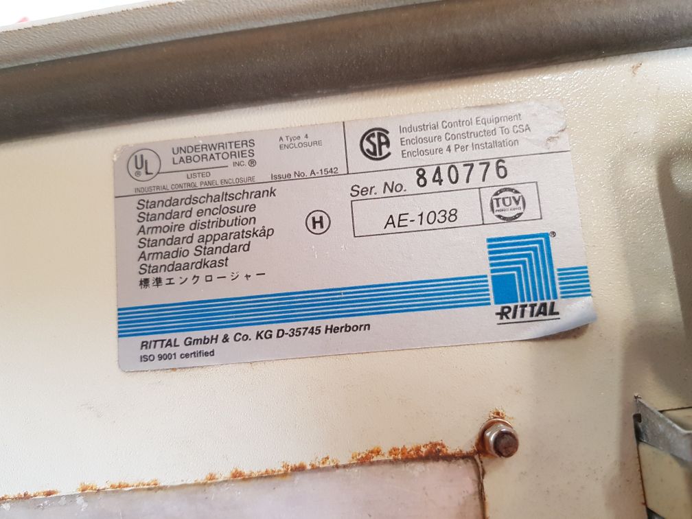 Rittal ae-1038 with omicron water ingress alarm system