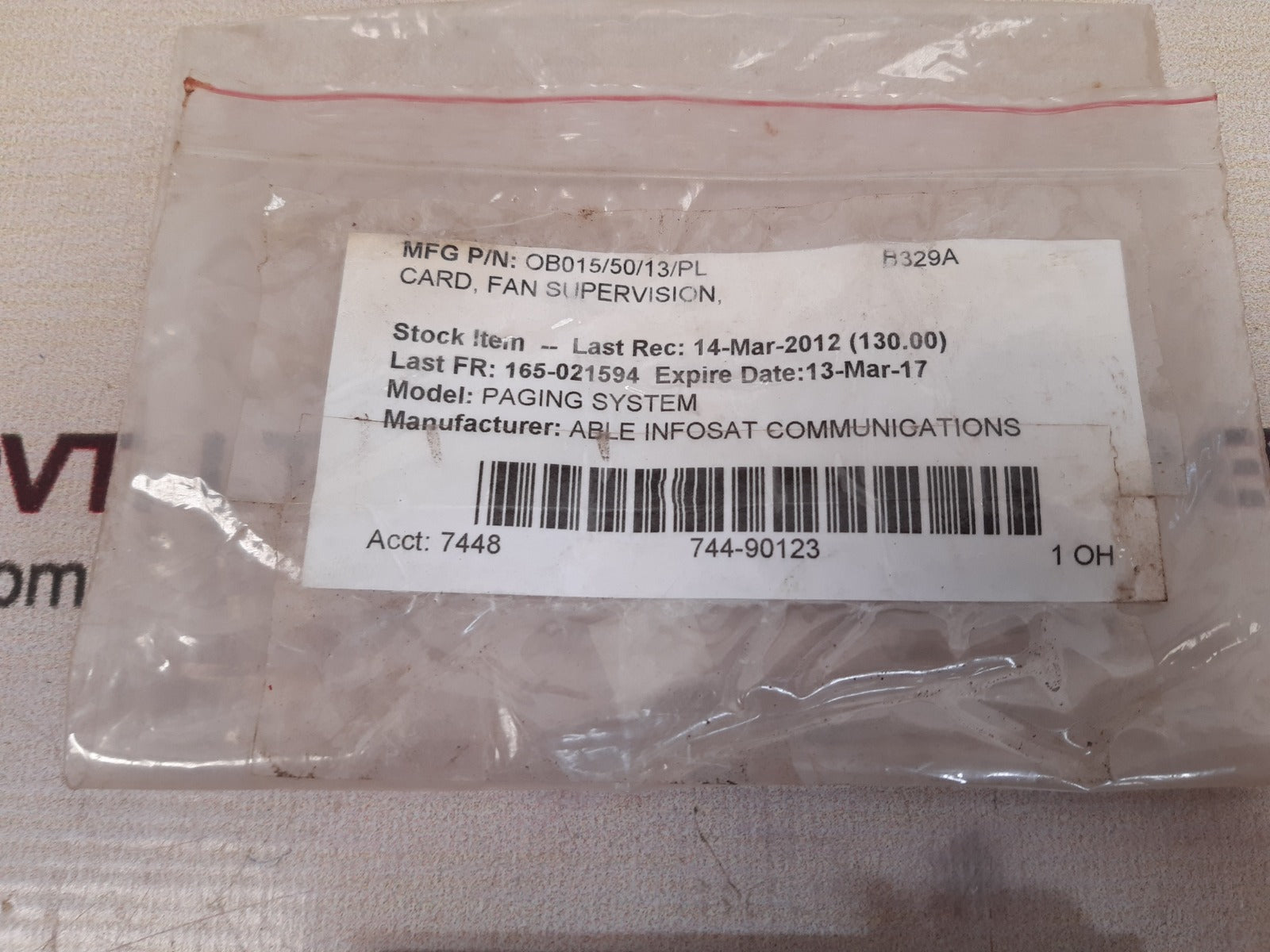 Spector/lumenex ob015/50/3/13 pcb card