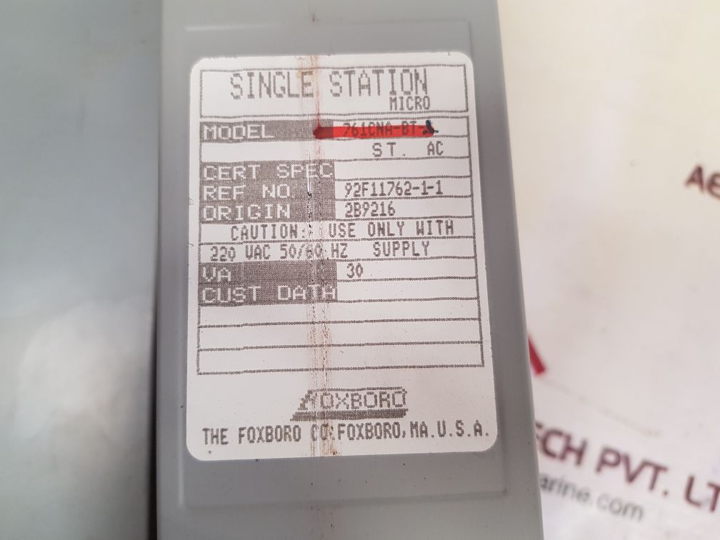 Foxboro 761cna-bt single station micro controller module 