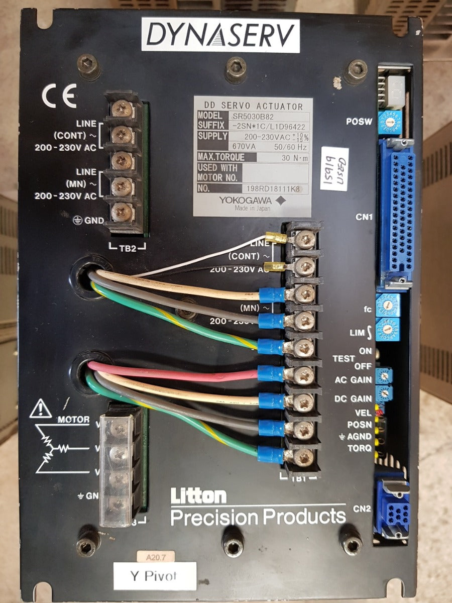 Yokogawa dynaserv sr5030b82-2sn*1c/l1d96422 dd servo actuator