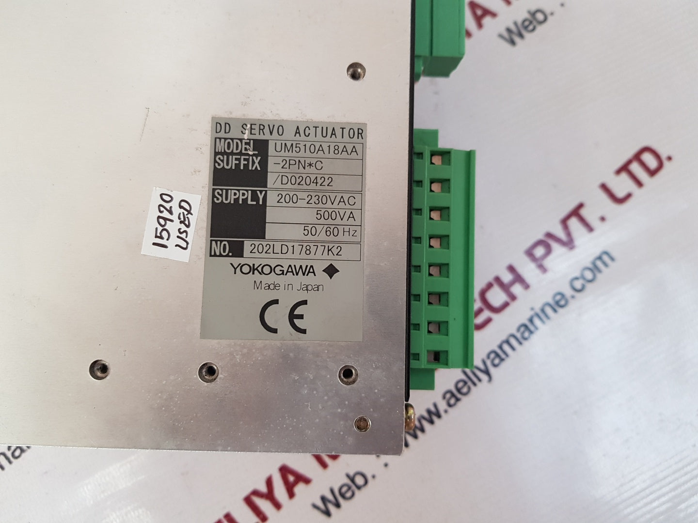 Yokogawa dynaserv um510a18aa-2pn*c dd servo actuator