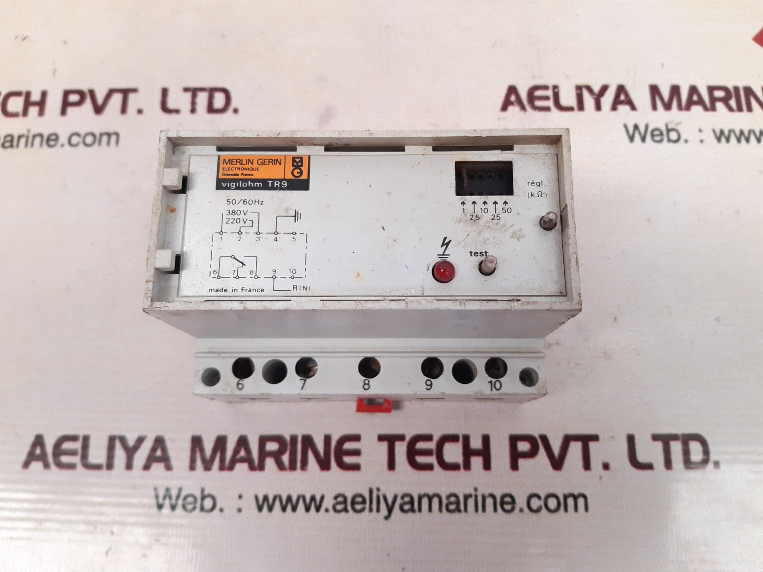Merlin gerin vigilohm tr9 insulation controller