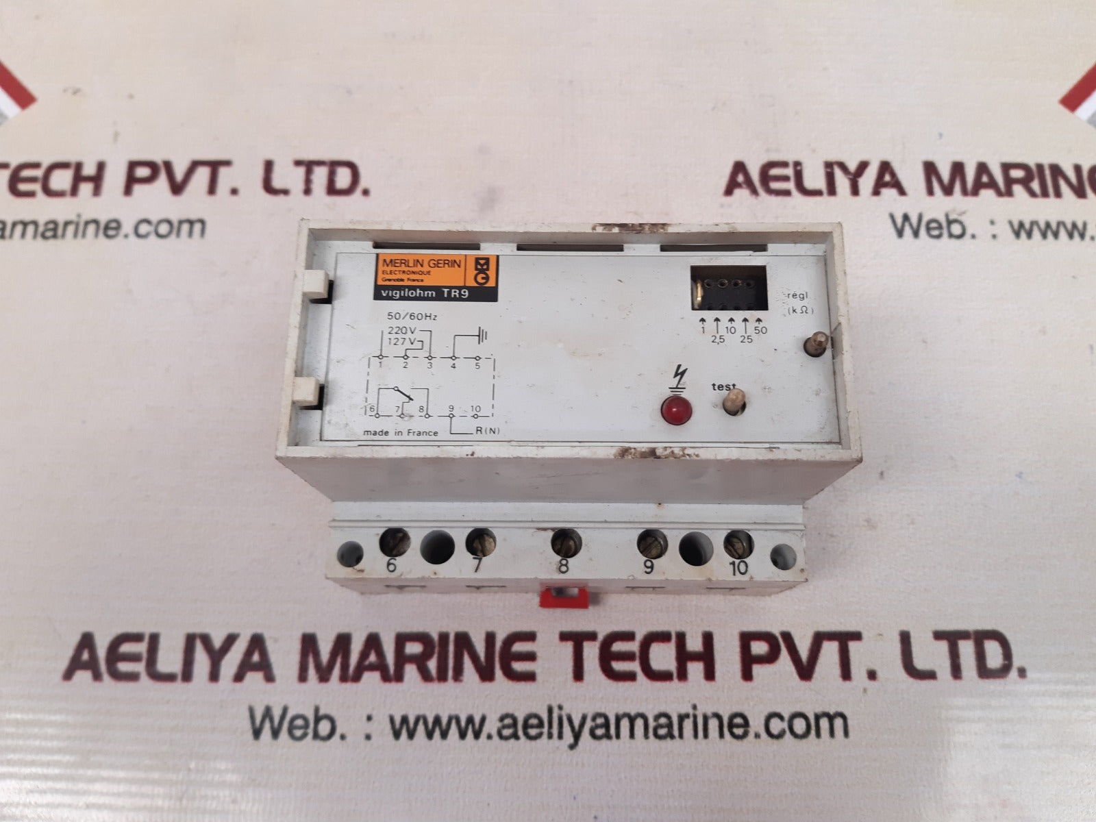 Merlin gerin vigilohm tr9 insulation controller Used