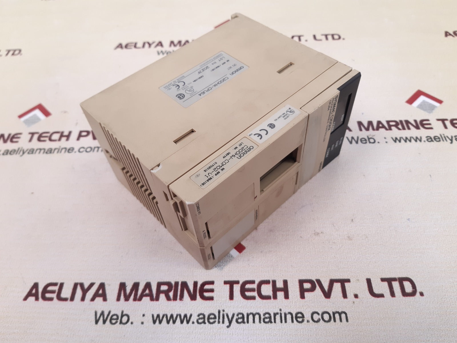 Omron sysmac c200hx-cpu64cpu unit with c200hw-com02-v1 plc module