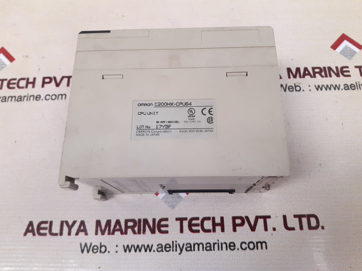 Omron sysmac c200hx-cpu64 sysmac cpu unit