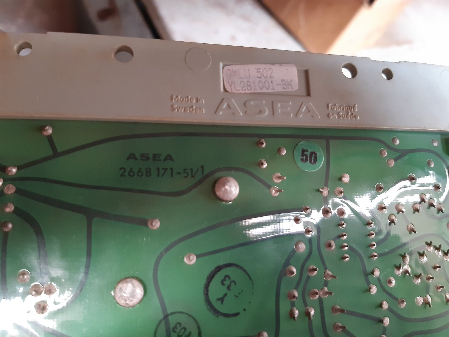 Asea qmlu 502 pc board