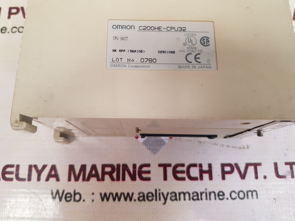 Omron c200he-cpu32 programmable controller