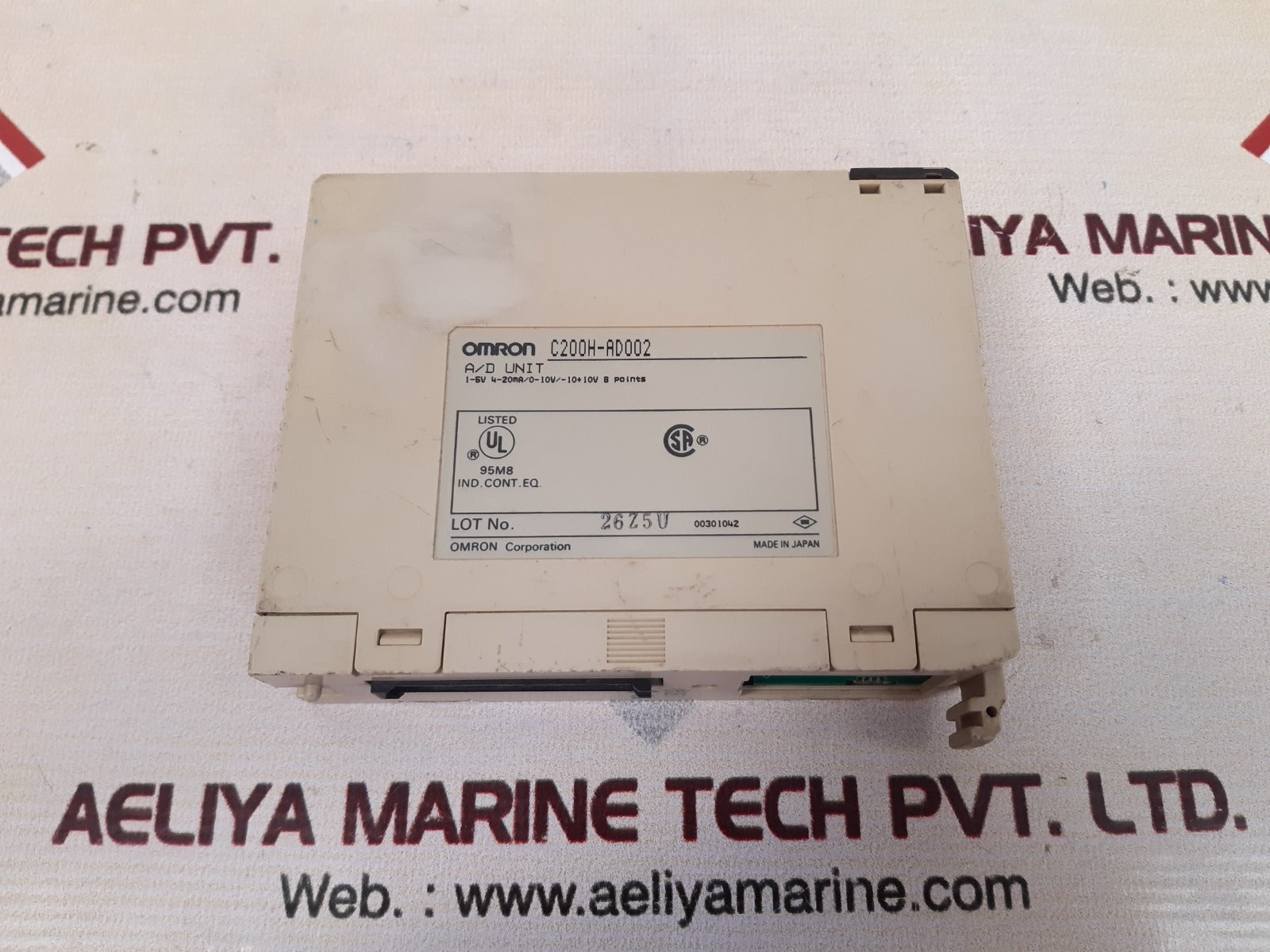Omron c200h-ad002 a/d unit Used