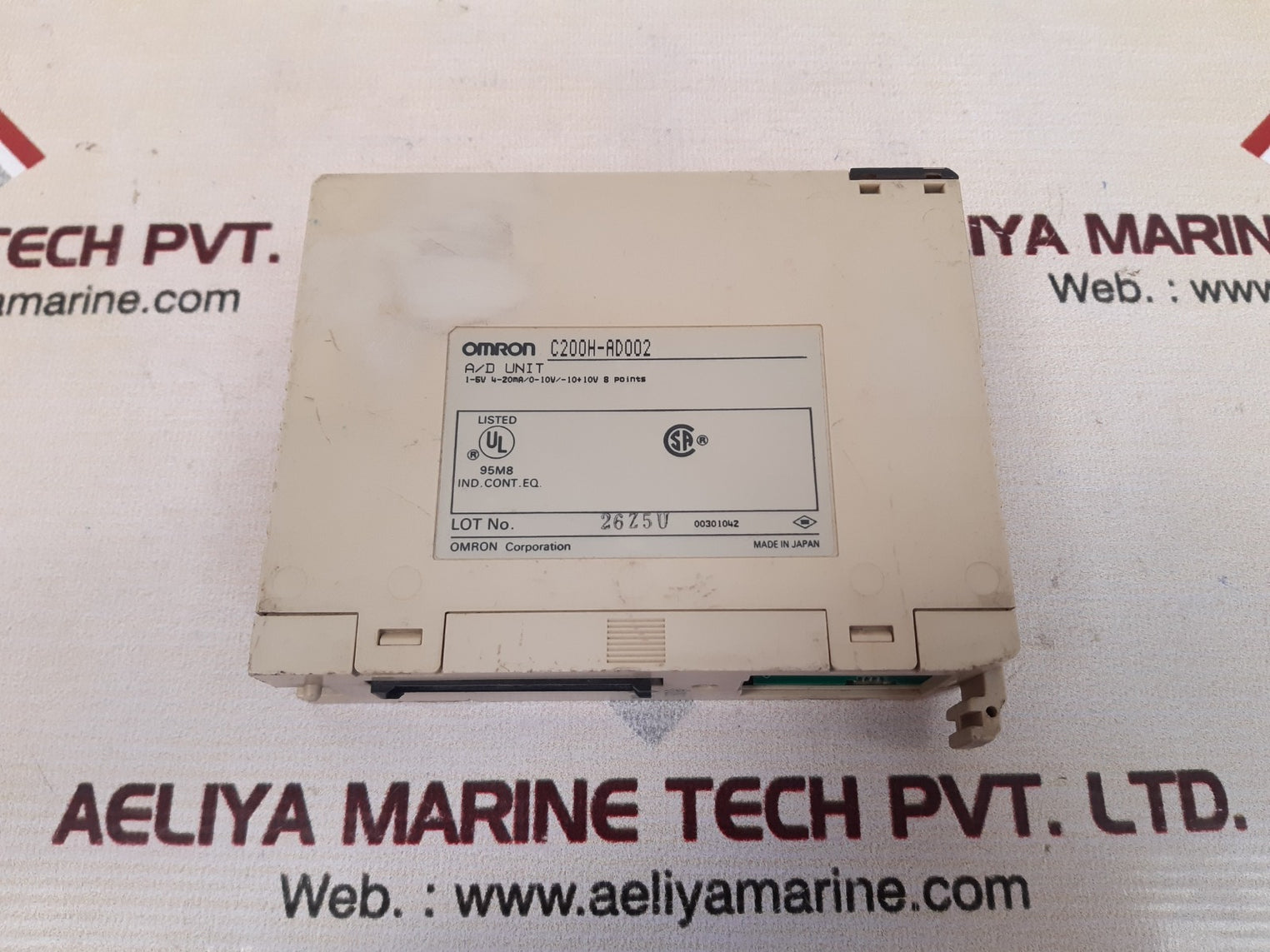 Omron c200h-ad002 a/d unit Used