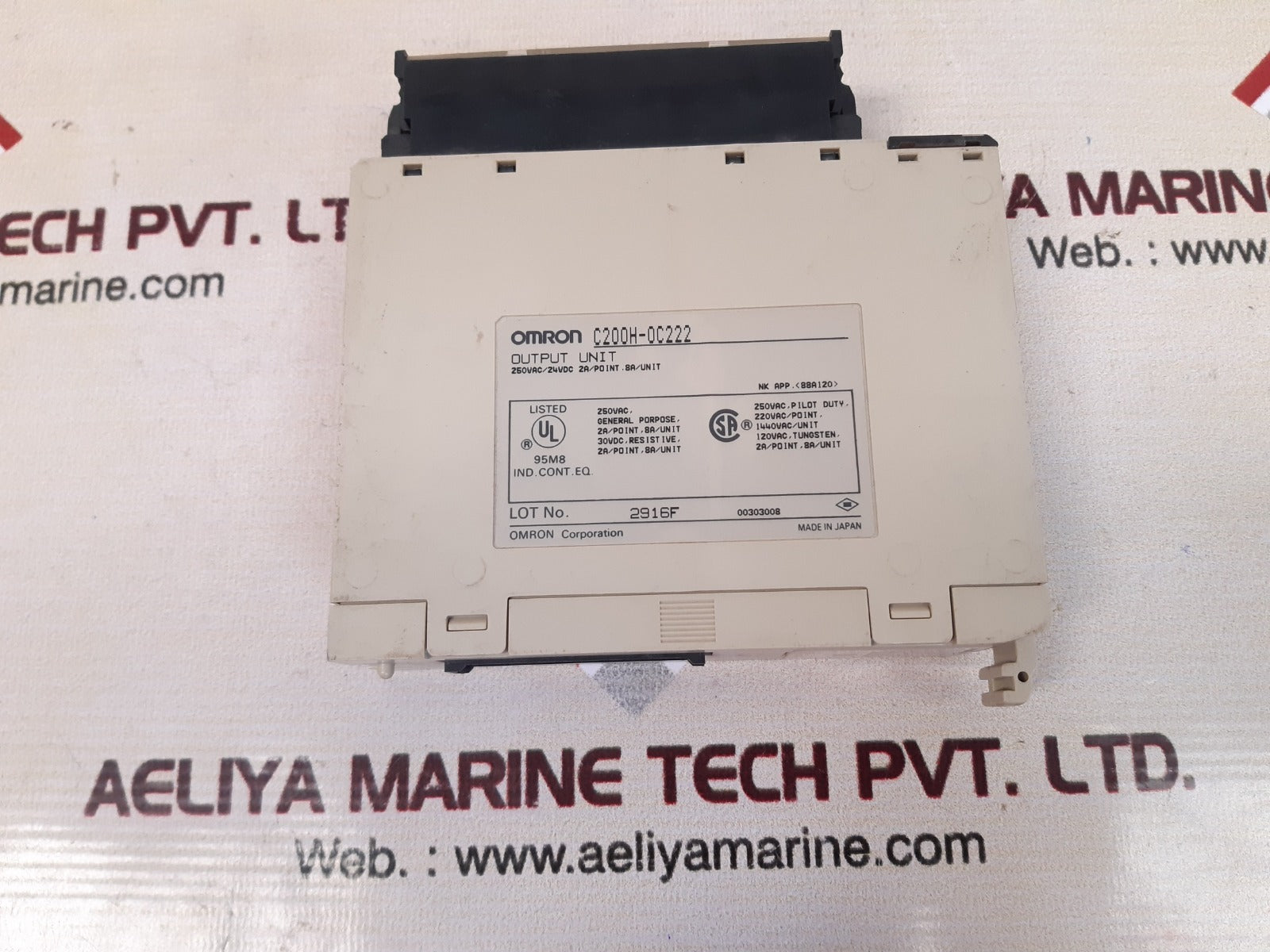 Omron c200h-0c222 output unit 250vac/24vdc