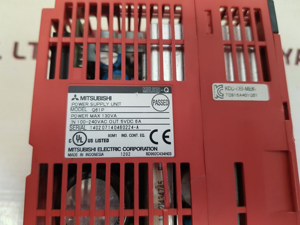 Mitsubishi electric q61p power supply unit new