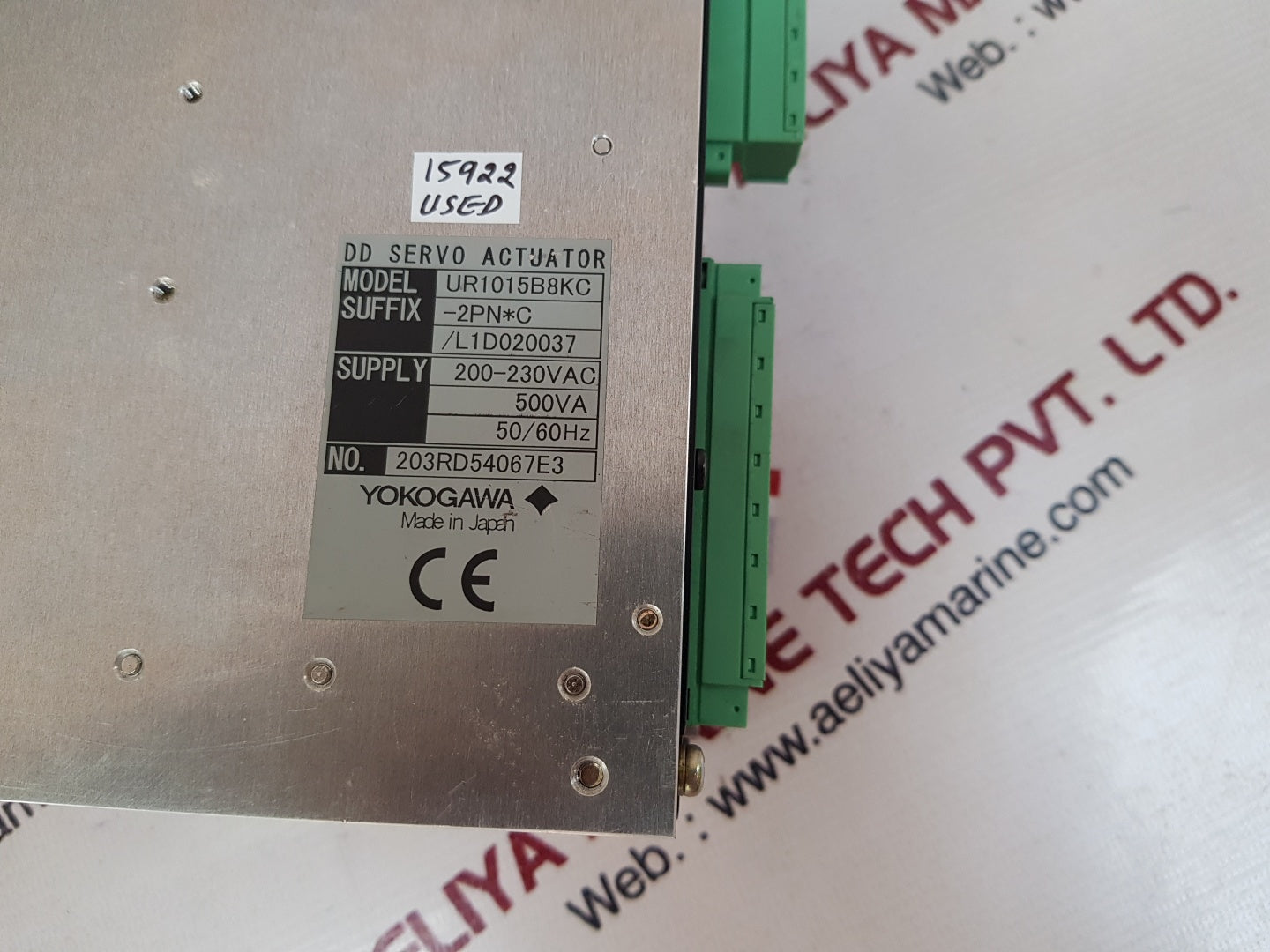 Yokogawa ur1015b8kc-2pn*c dd servo actuator