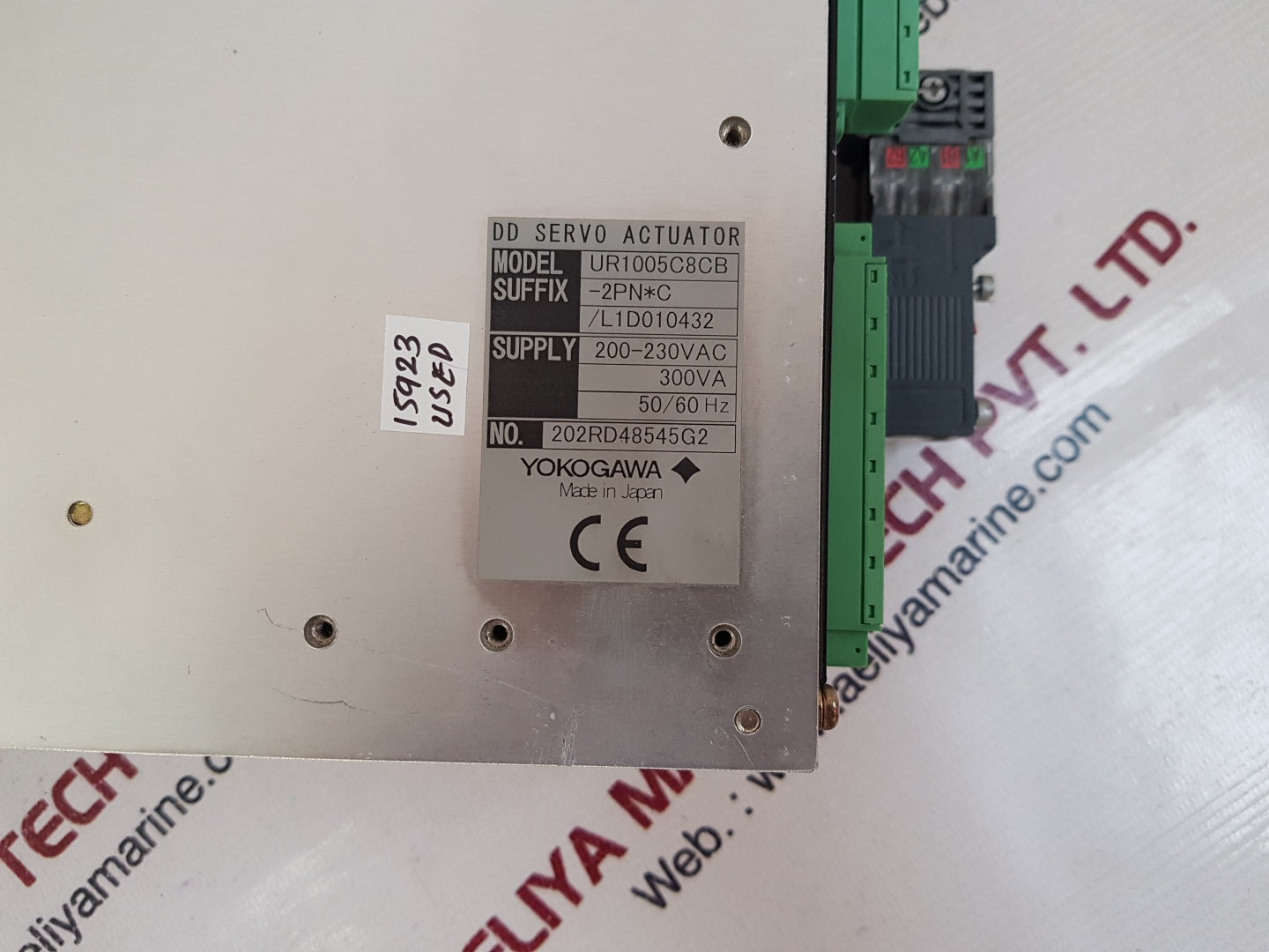 Yokogawa ur1005c8cb-2pn*c dd servo actuator