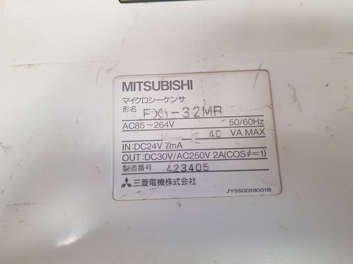 Mitsubishi melsec fx1-32mr programmable controller