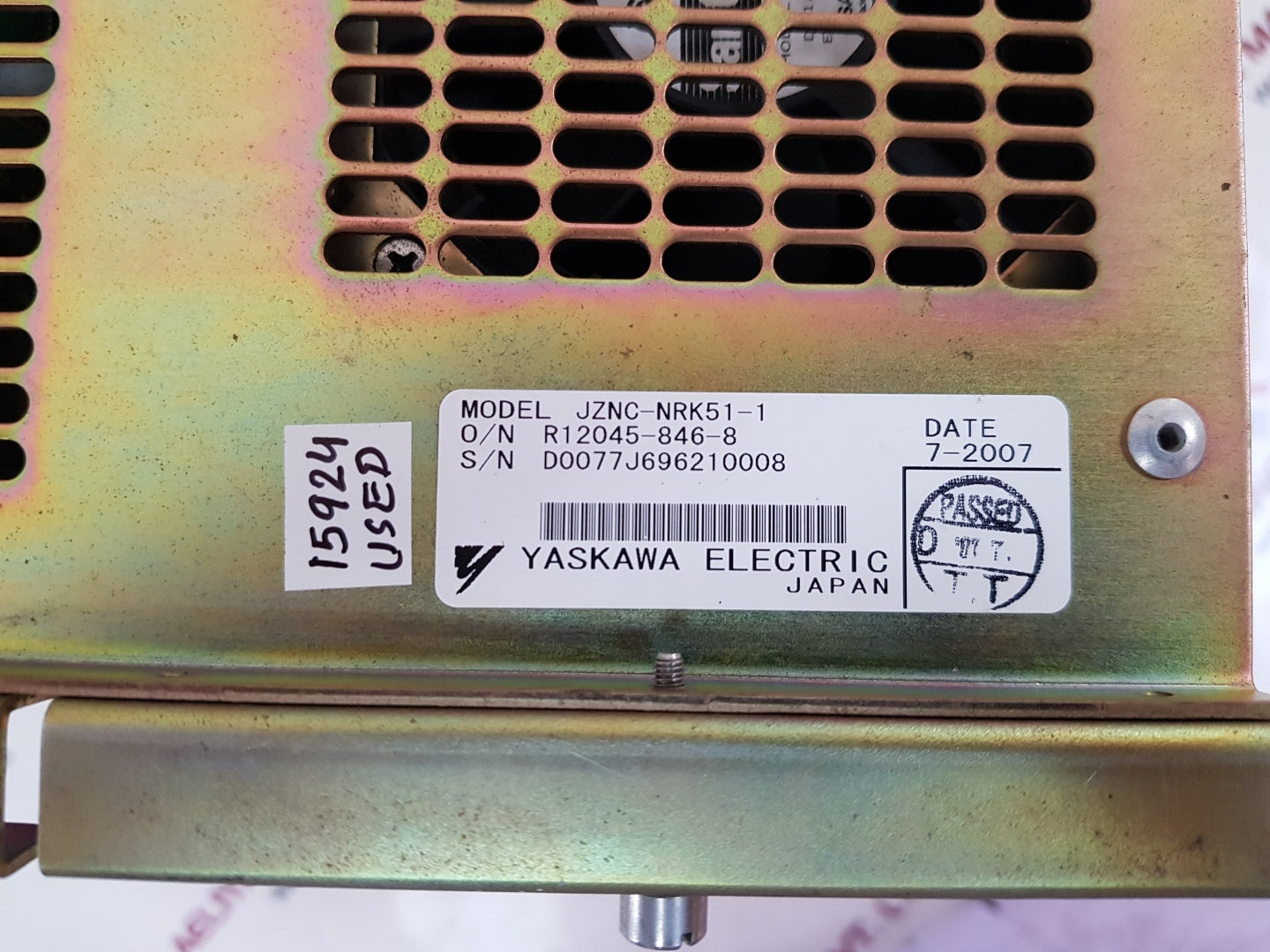 Yaskawa jznc-nrk01-1/jznc-nrk51-1 servo unit with fuji cps-420f power supply 