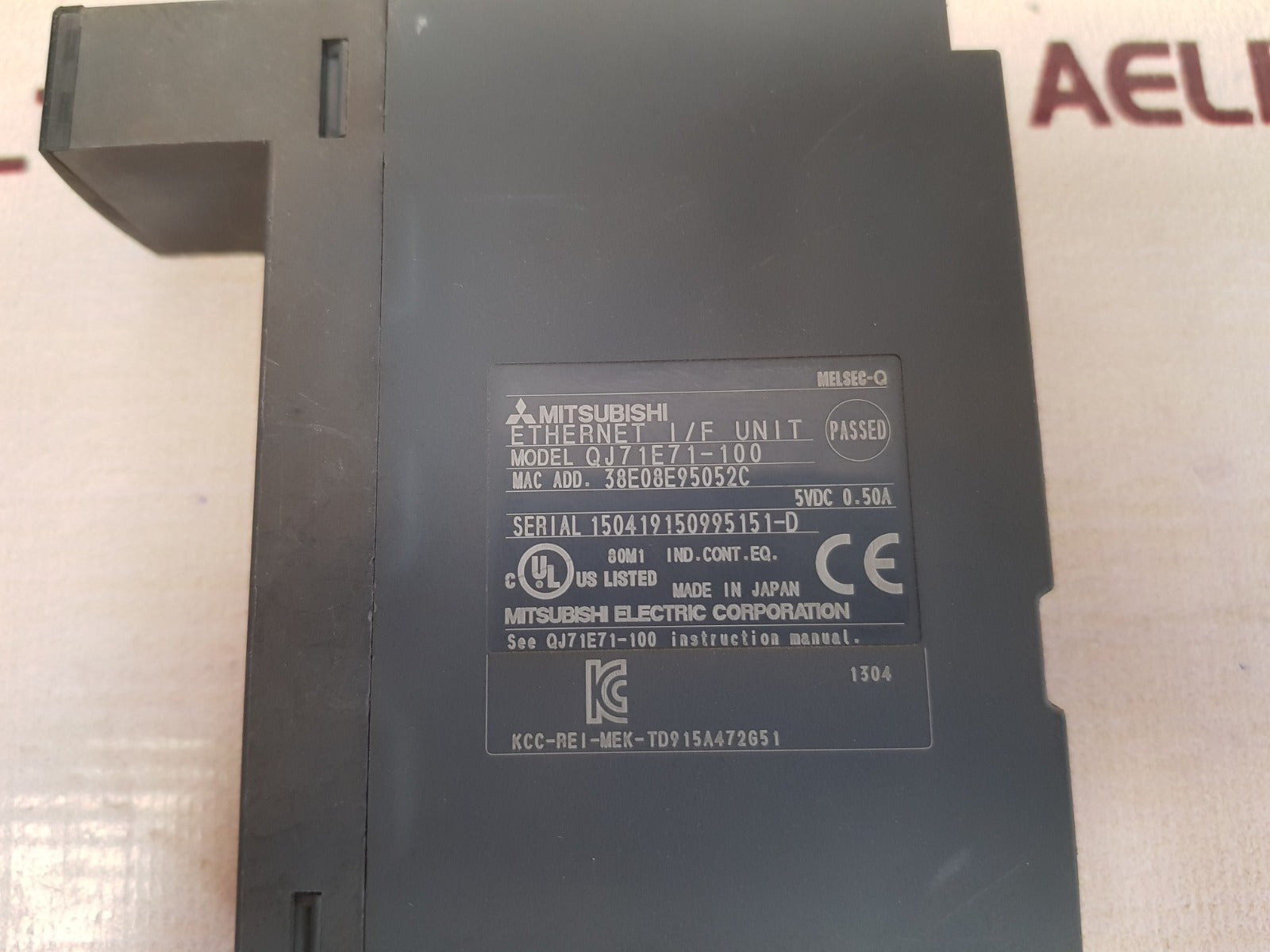 Mitsubishi qj71e71-100 ethernet i/f unit
