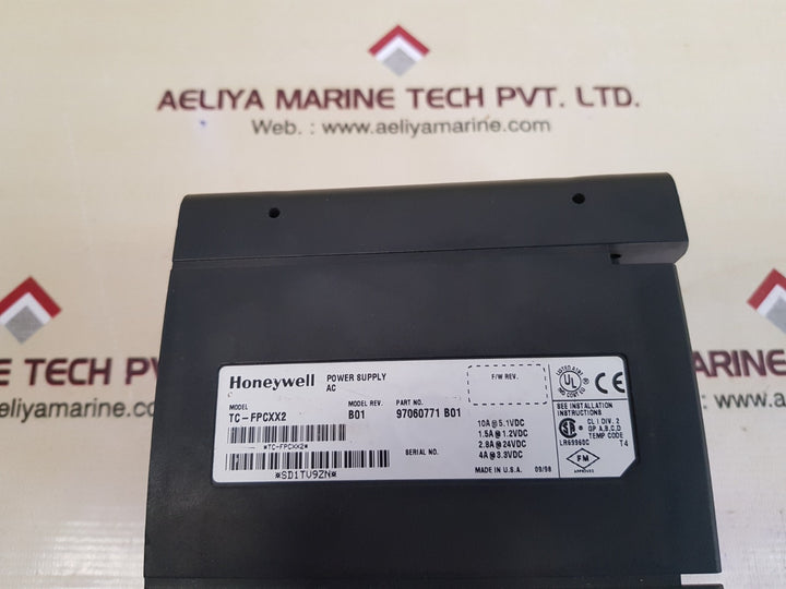 Honeywell tc-fpcxx2 ac input power supply