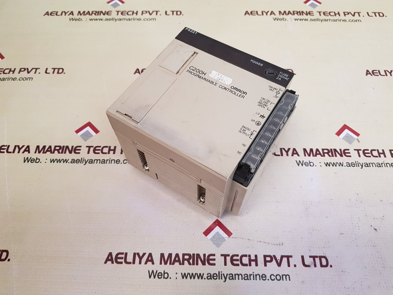 Omron c200h- ps221 power supply unit 100-120/200-240vac 50/60hz 100va 