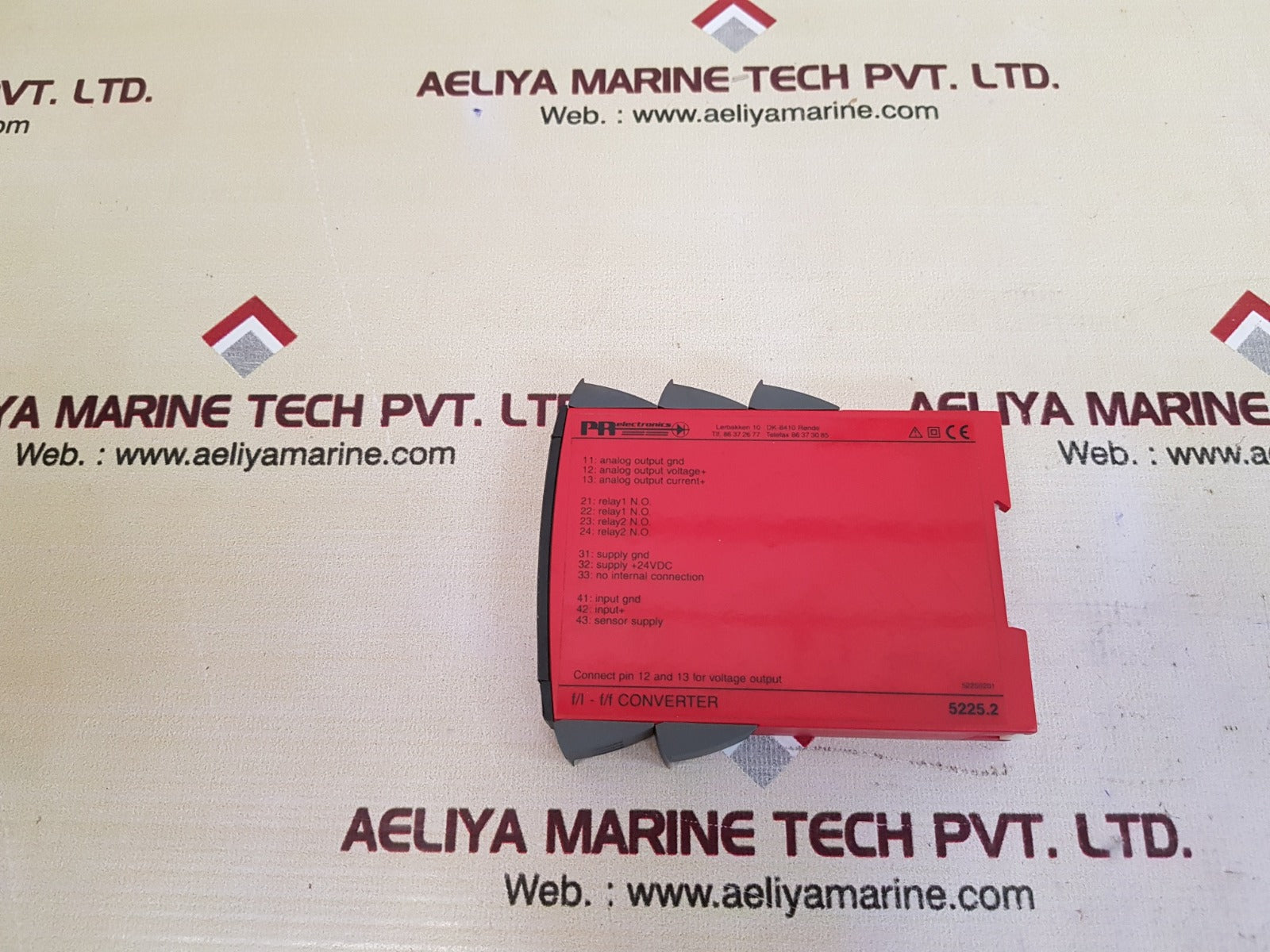 Pr electronics 5225.2 programmable f/i-f/f converter