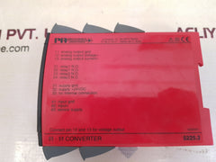 Pr electronics 5225.2 programmable f/i-f/f converter