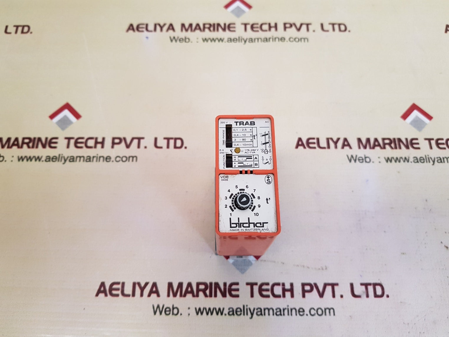 Bircher trab vde 0435 safety relay