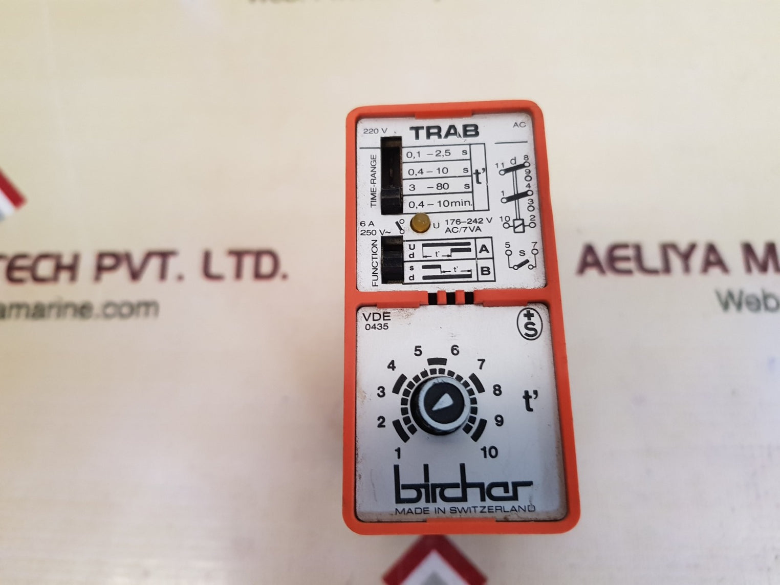 Bircher trab vde 0435 safety relay