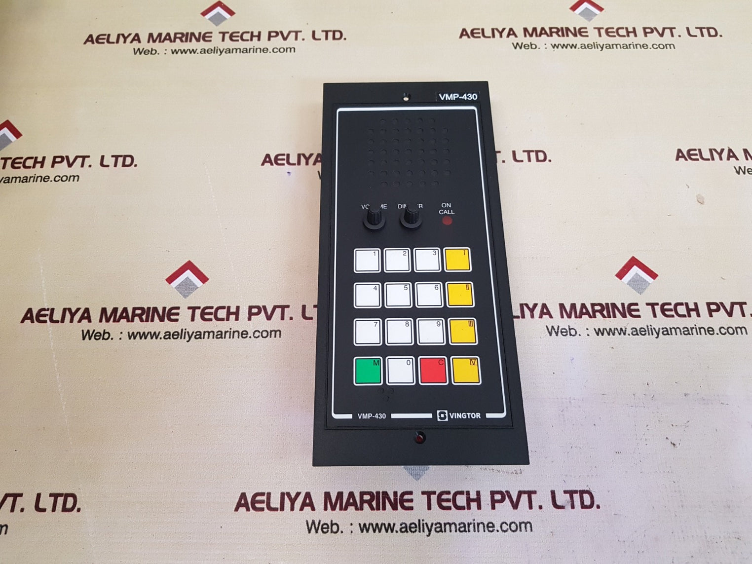 Zenitel vingtor vmp-430 main station for flush mounting 