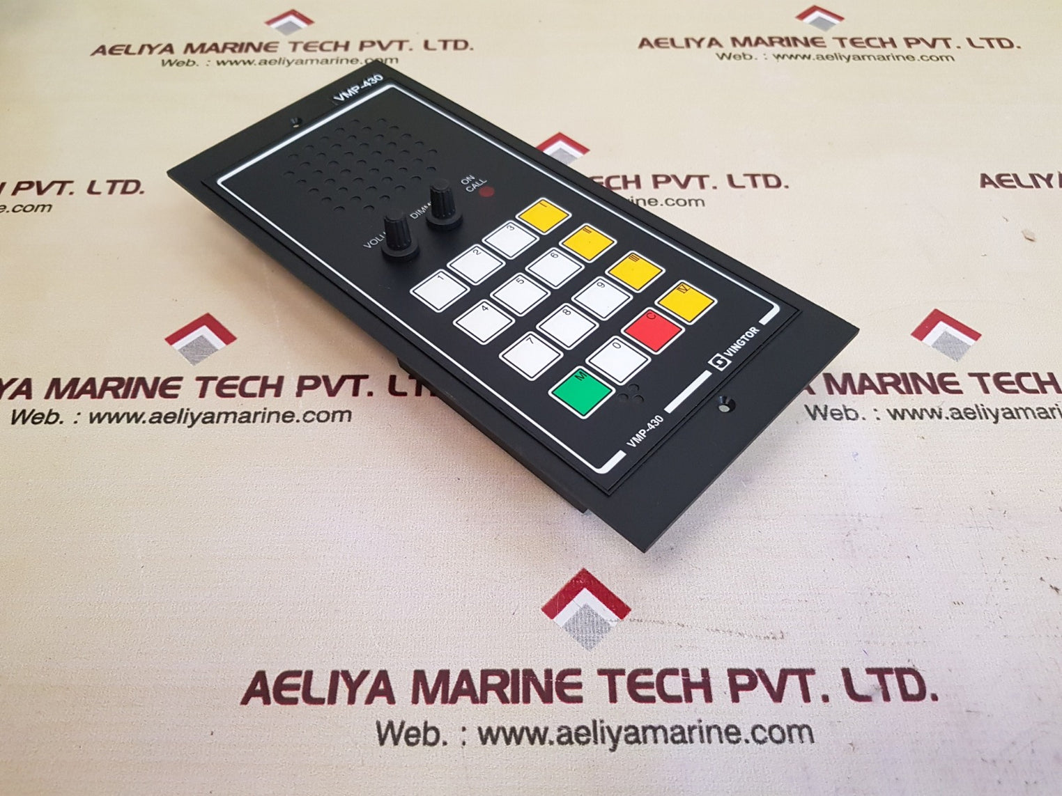 Zenitel vingtor vmp-430 main station for flush mounting 