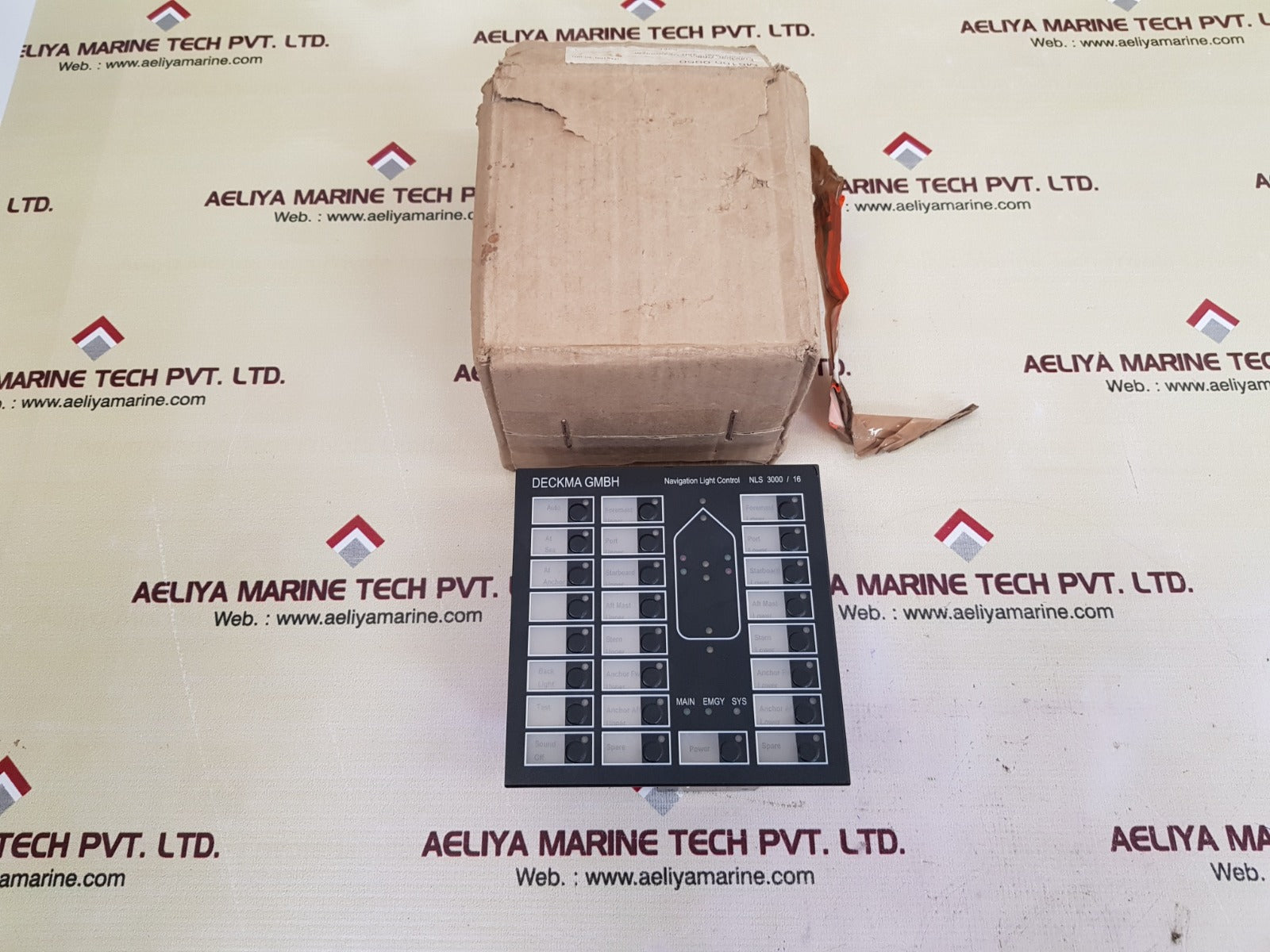 Deckma nls 3000 bk16-e1 navigation light control