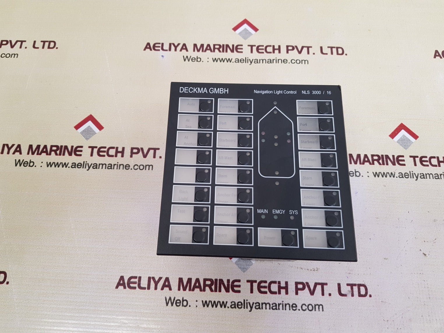 Deckma nls 3000 bk16-e1 navigation light control