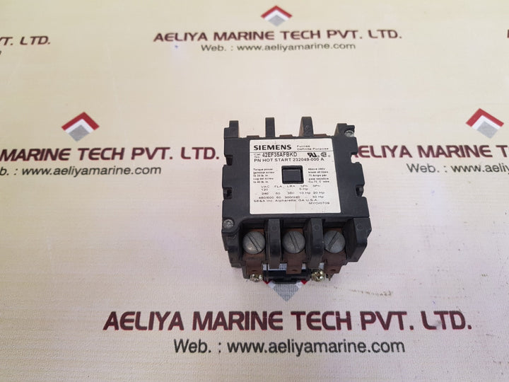 Siemens 42ef35afbkd contactor
