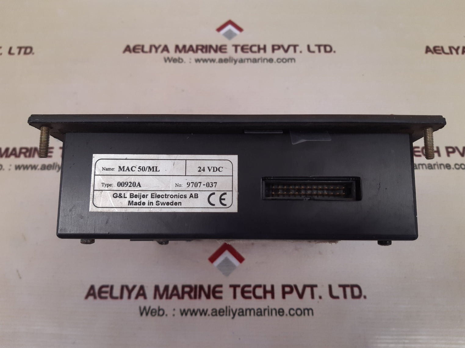 G&l beijer electronics 00920a mac50/ml operator panel 24v dc 