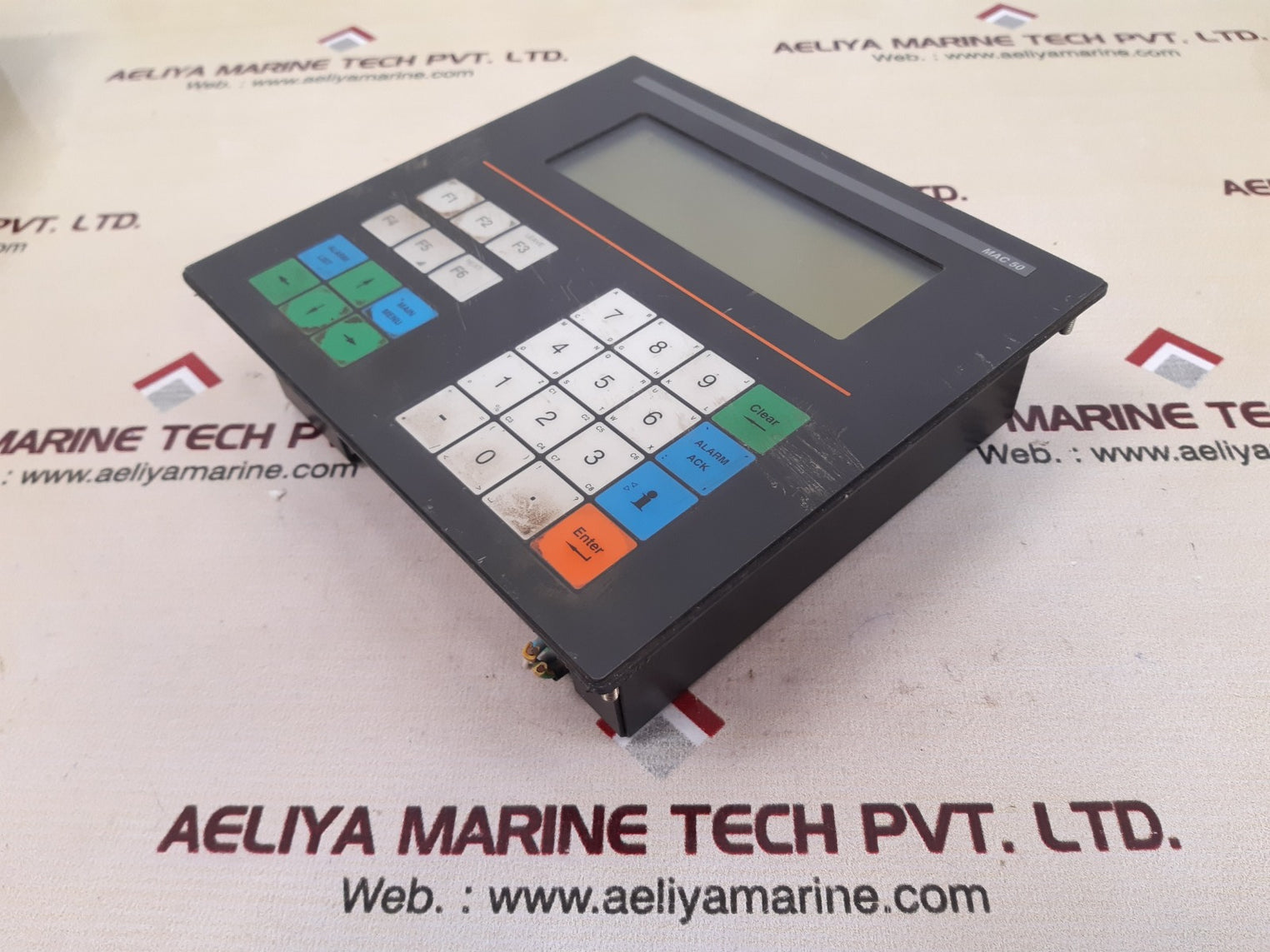 G&l beijer electronics 00920a mac50/ml operator panel 24v dc 