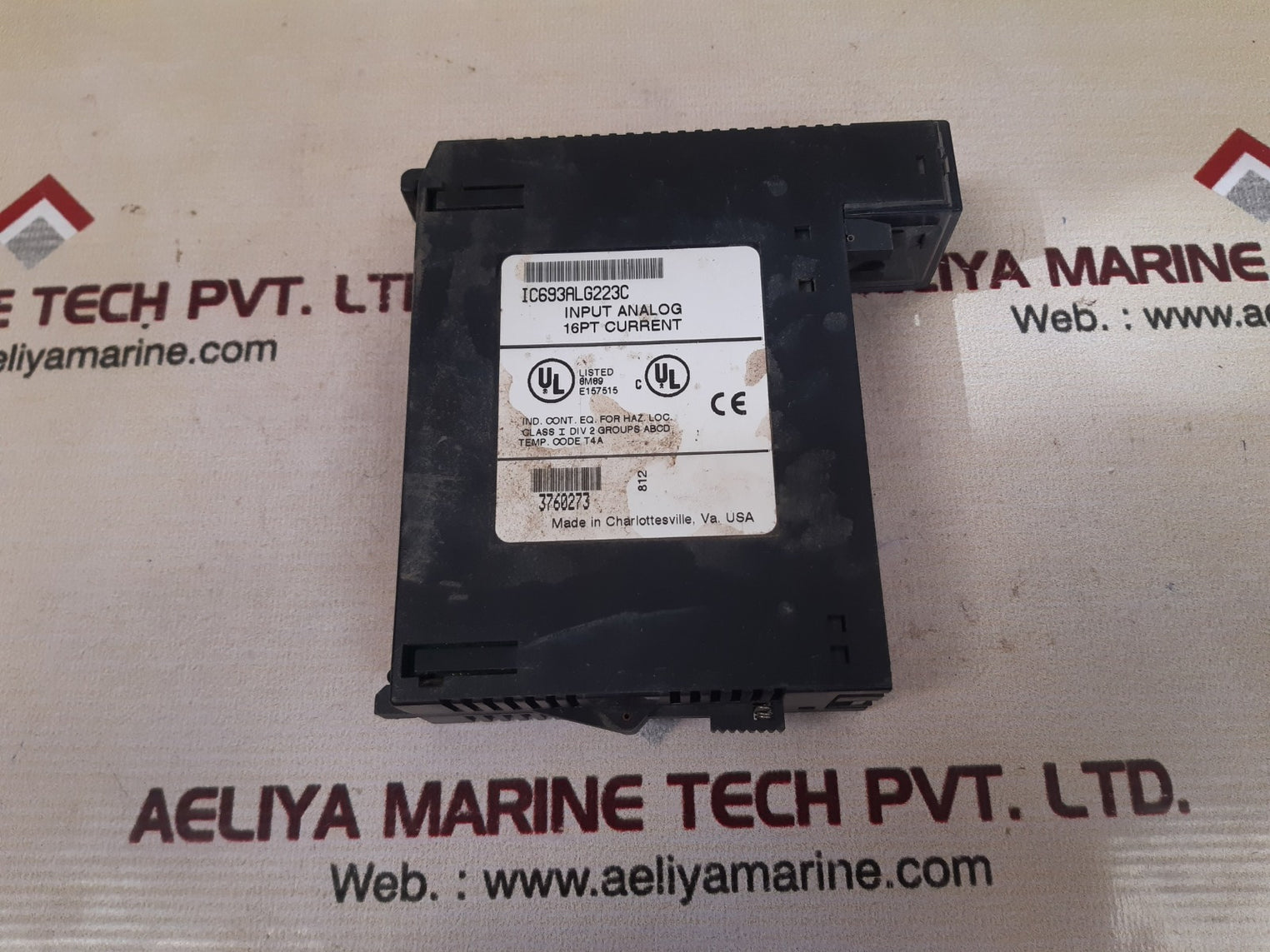 Ge fanuc ic693alg223c input analog 16pt current module