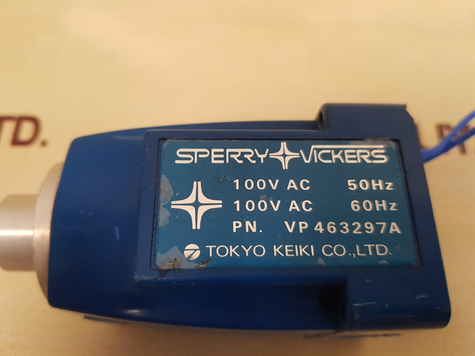 Sperry vickers/Tokyo keiki vp 463297a solenoid coil